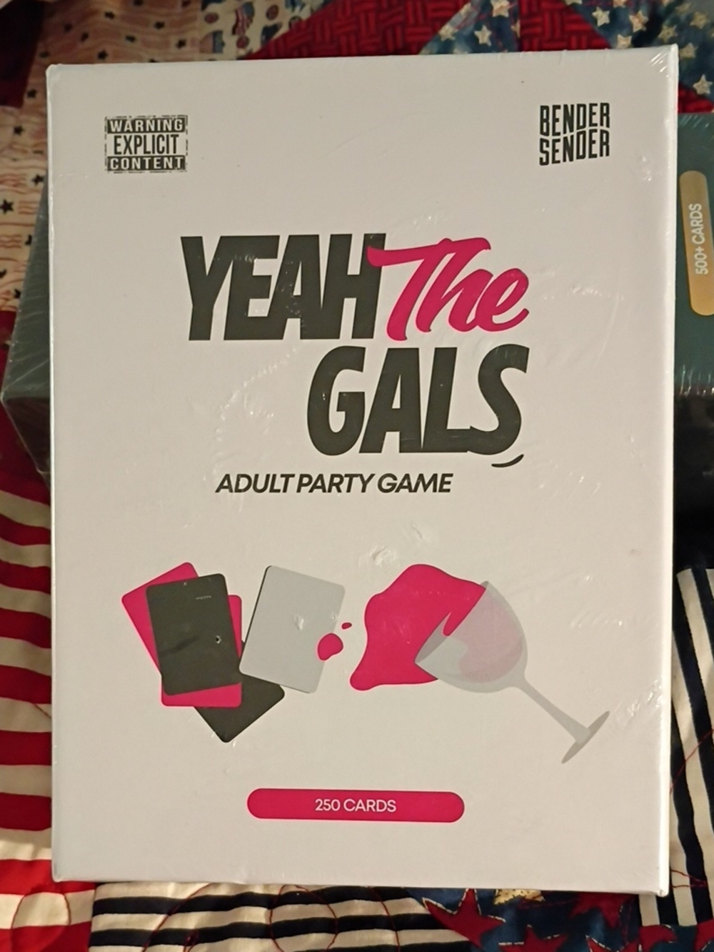 Yeah The Gals Adult Party Game - White & Pink